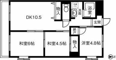 参考（間取り左右反転の場合有）