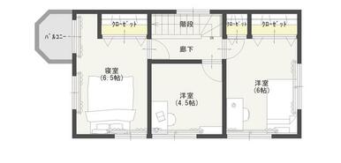 ２階間取り図