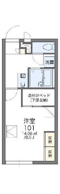 代表的な間取のため実際の間取とは異なる場合があります