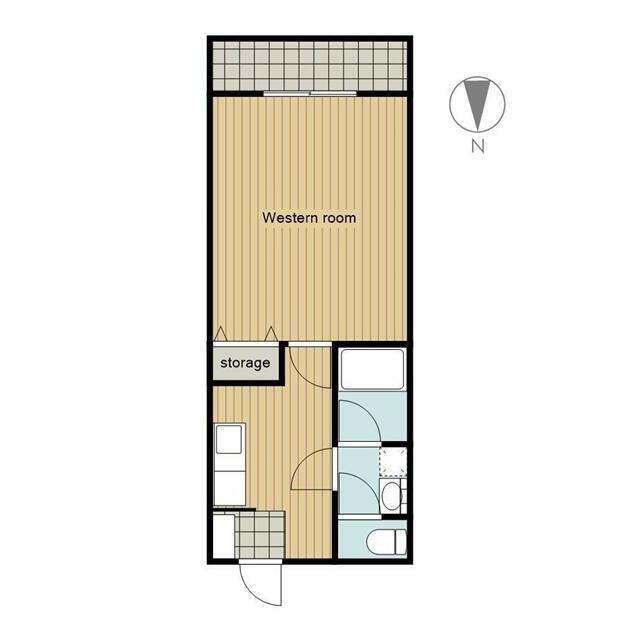 ３０５の間取りは反転タイプです