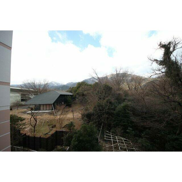 ２階通路側からの眺望