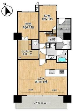 平成３０年６月に水廻り全て新調、令和３年２月にファミリークローク新設等のリフォーム済みのお部屋です。