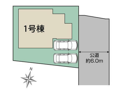 宇都宮市越戸町1棟 区画図