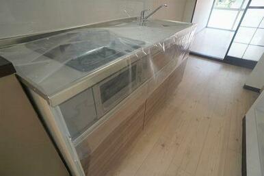 新品２口ガスコンロのシステムキッチンです♪