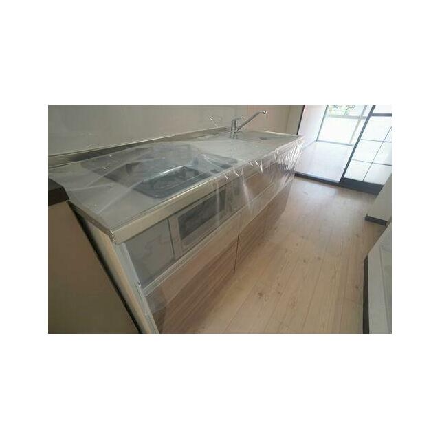 新品２口ガスコンロのシステムキッチンです♪