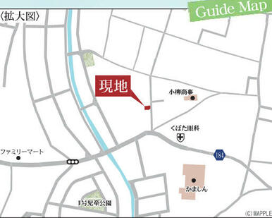 現地案内図・拡大