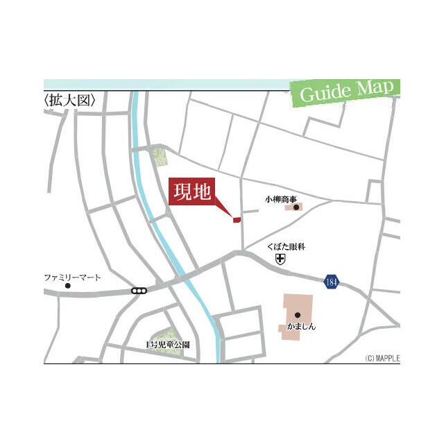 現地案内図・拡大