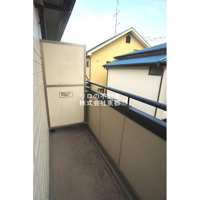 バルコニーからの景色です！