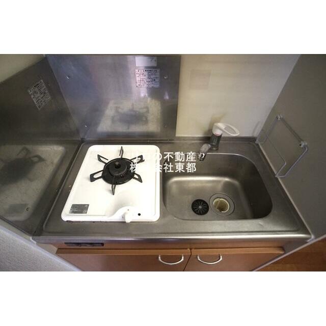 1口ガスコンロ設置済！お引越し後すぐにお料理できます☆