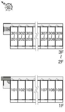 号室配置図