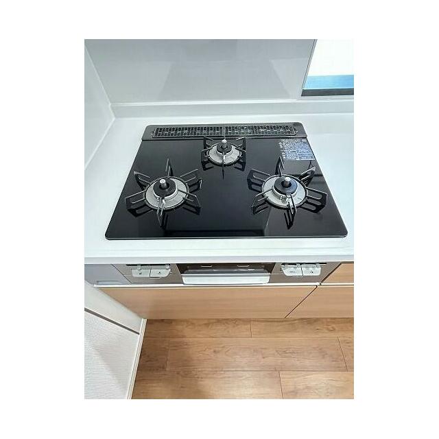 「キッチン」ガスコンロも新品交換済みです。