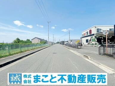 ※西側１２ｍ道路です。