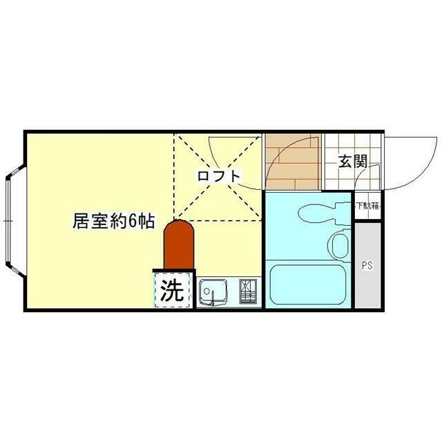 ベルピア浦賀第一２０２　横須賀市浦賀丘３丁目　１Ｒ