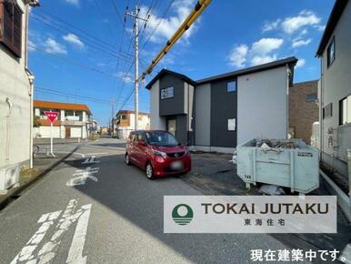 東側約17.8M、北側約5.1M幅員の公道角地。車の出し入れもスムーズに行えますね＾＾