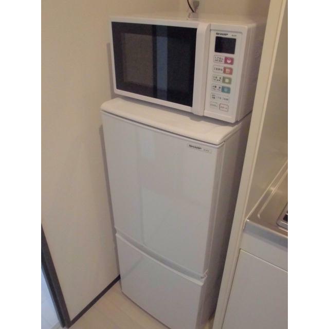 冷蔵庫・電子レンジ。