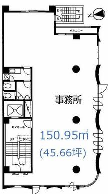 ２階の間取り図