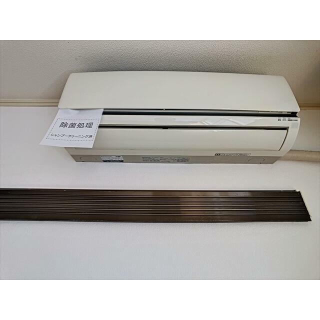 エアコン付きで1年通して快適