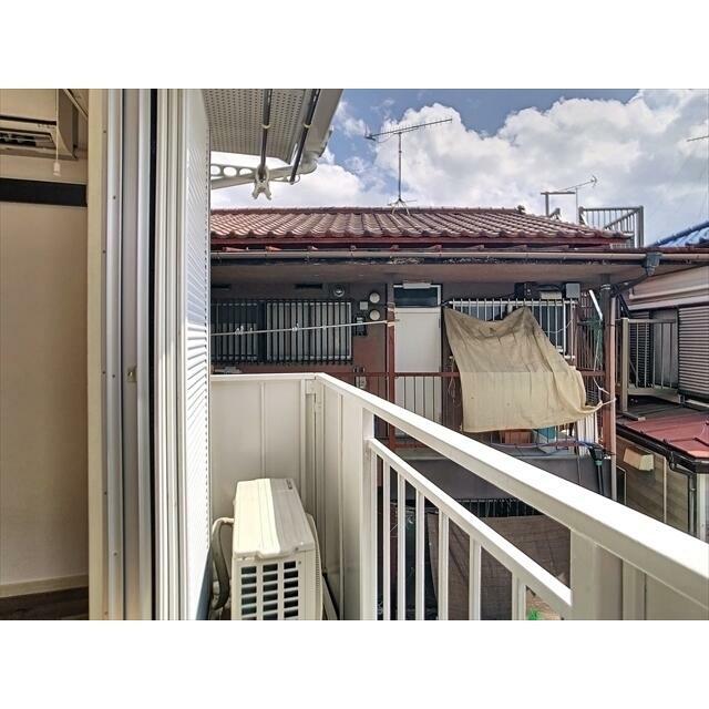 日当たりの良いベランダです