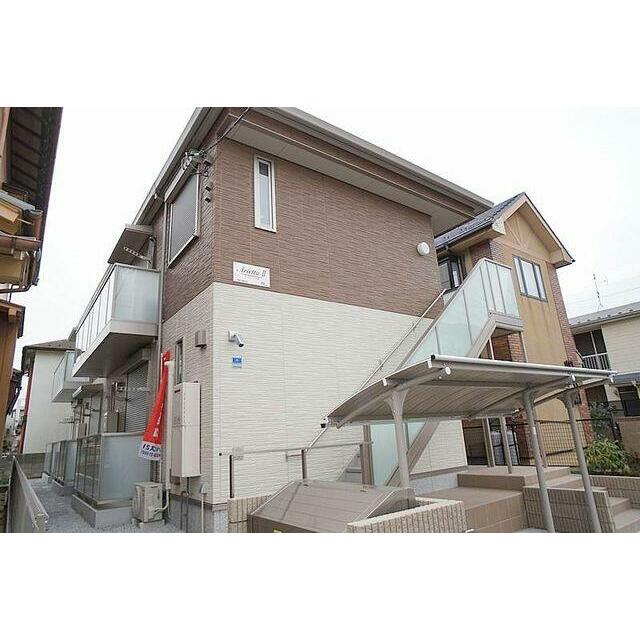 軽量鉄骨造２階建て積水ハウス施工賃貸住宅シャーメゾンの「アリエッタII」です。