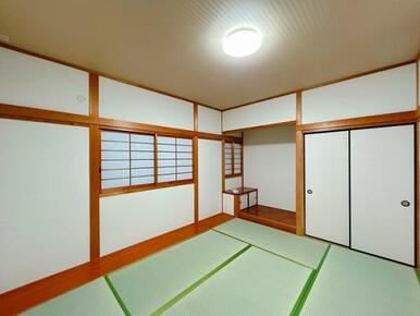 「1階和室」畳表替えを行いました。