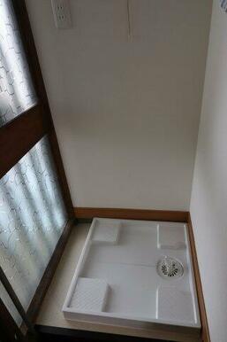 室内洗濯機置き場です。