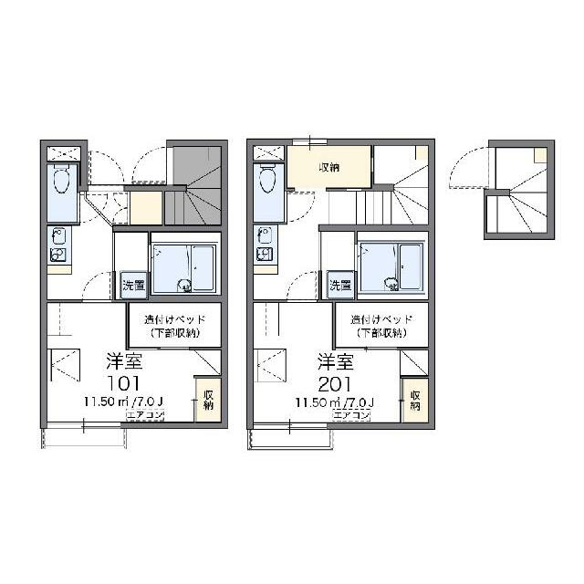 代表的な間取のため実際の間取とは異なる場合があります