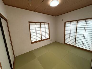 「和室」畳、障子、襖は新品に張替え交換を行っております。