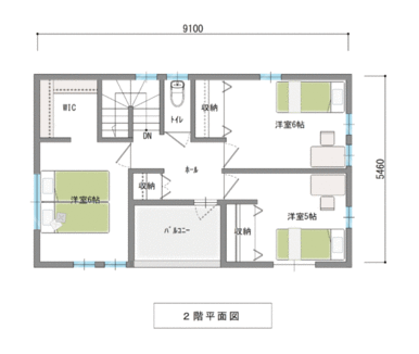 参考プラン（２階）