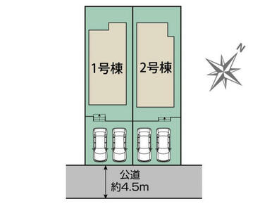 横浜市青葉区奈良町2棟 区画図