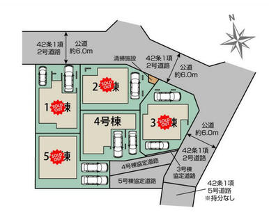 さいたま市緑区中尾5棟　区画図