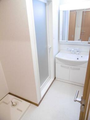 洗面脱衣所　※別号室の写真です。