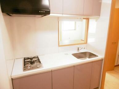 ２口ガスコンロ付きシステムキッチン