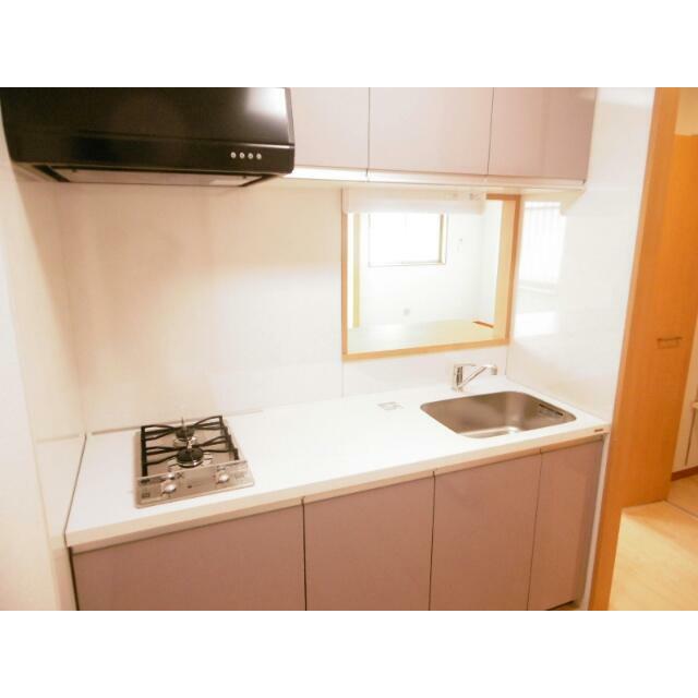 ２口ガスコンロ付きシステムキッチン