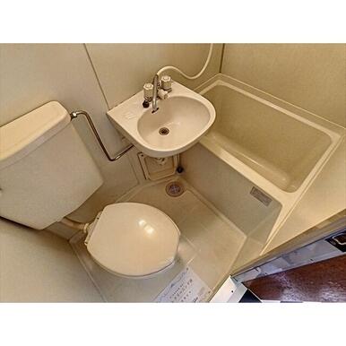 お手入れが楽な3点ユニット