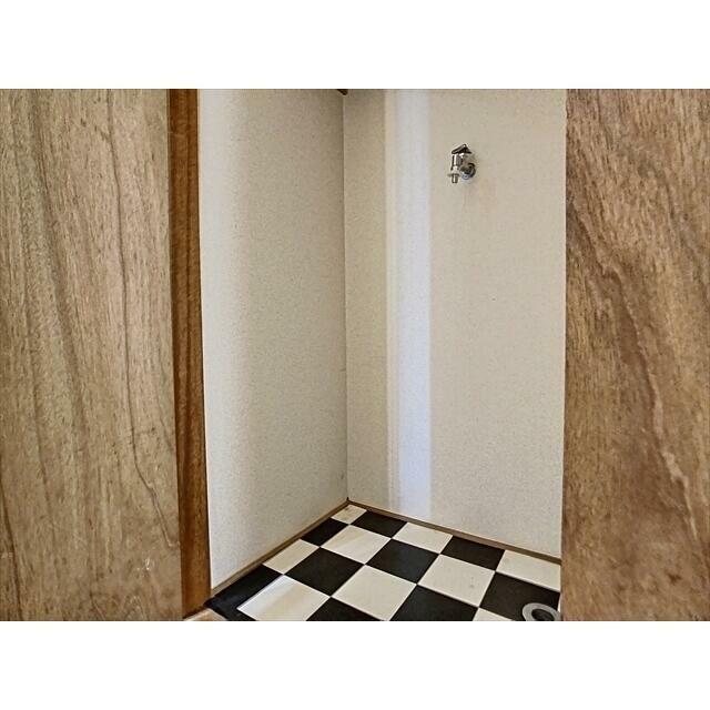 洗濯機も室内置きで安心