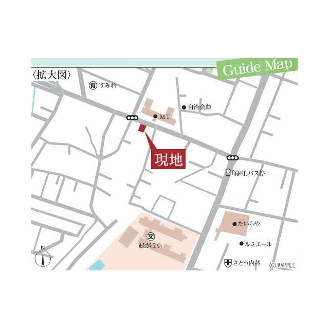 現地案内図・拡大