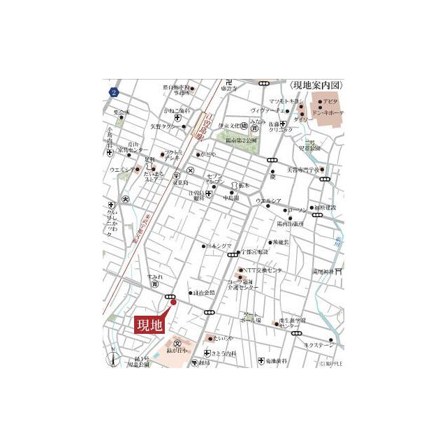 現地案内図