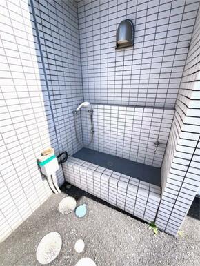 ペットの足洗い場