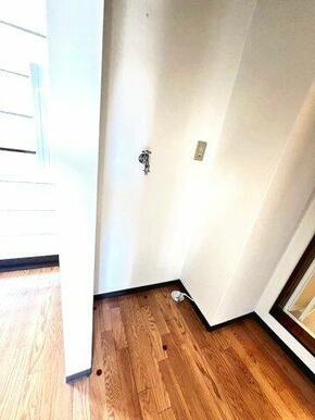 室内洗濯機置き場です