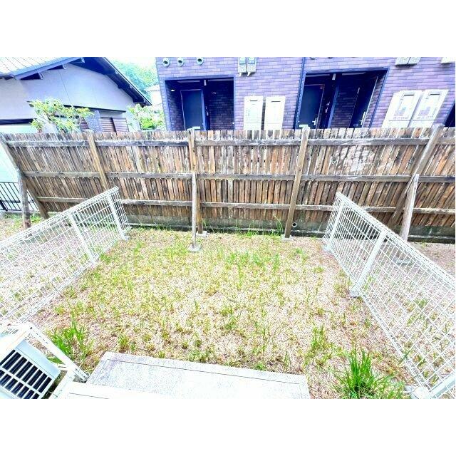 お庭でゆったりと過ごせます