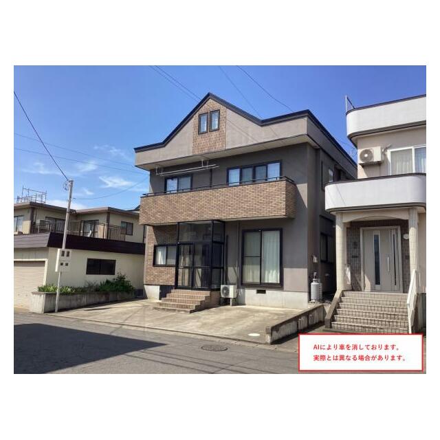 ●南向き土地●道路幅員は約9.5ｍ●AIにより車を消しております。実際とは異なる場合があります。