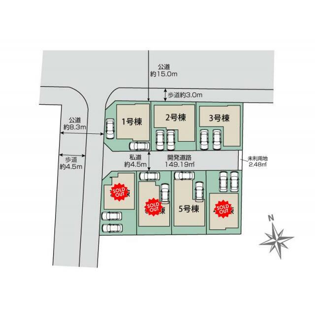 名古屋市南区砂口町7棟 区画図