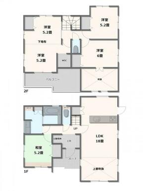 1号棟・4LDK～5LDK+WIC