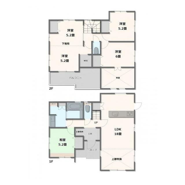1号棟・4LDK～5LDK+WIC