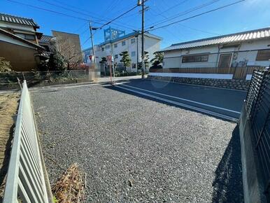 敷地内から見た南西側道路６．５ｍ