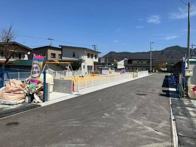 現地前面道路