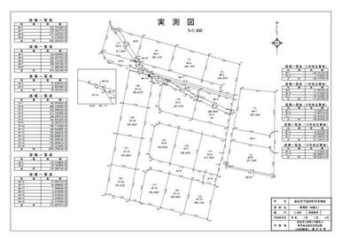 実測図【リジエルガーデン下田井Ⅱ】