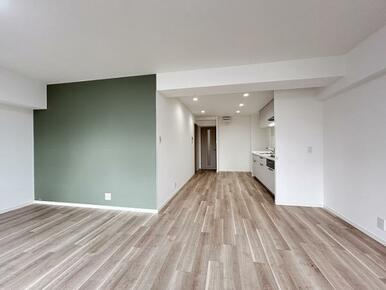 LDK「キッチンからフラットな導線となっています。」