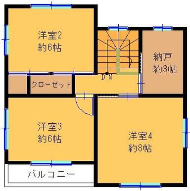 ２階平面図