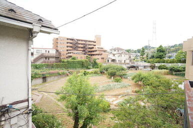 バルコニーからの眺めです！緑豊かな住環境！